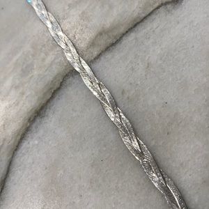 925 Sterling Silver braided Bracelet